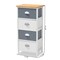 Baxton Studio Calandra ModernOak Brown and Multi-Colored Wood 4-Drawer Storage Unit 199-12248-ZORO - alternate 5